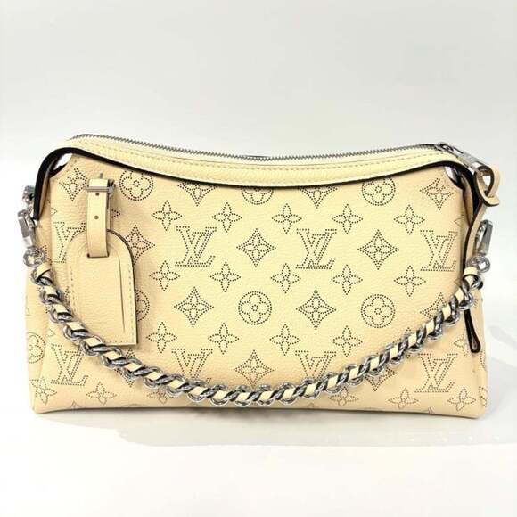 Louis Vuitton Mahina M24255 Hand It All PM Galle 2-way Shoulder Bag, Beige - Picture 2 of 10